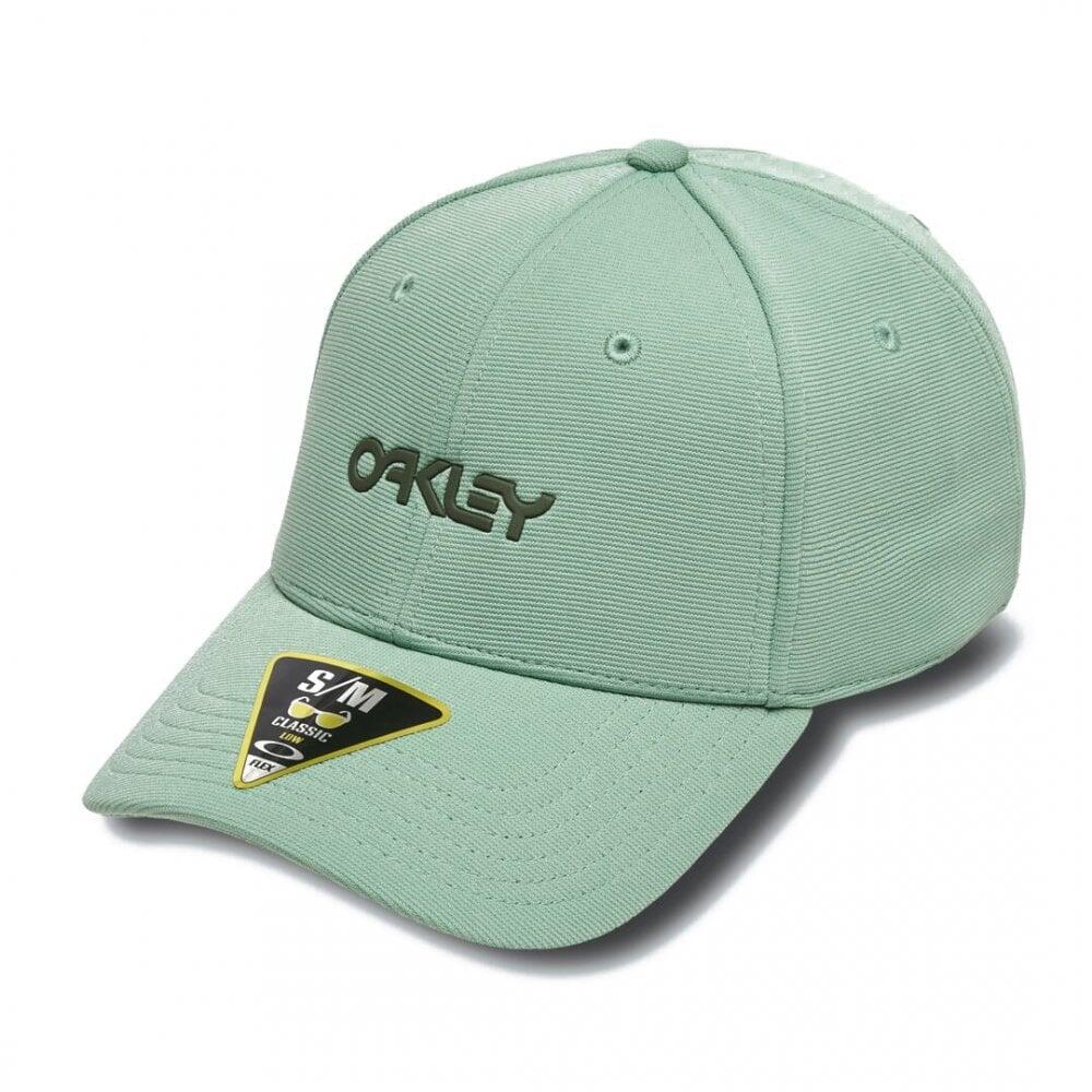 Oakley 6 Panel Stretch Metallic Hat New Jade 1/3