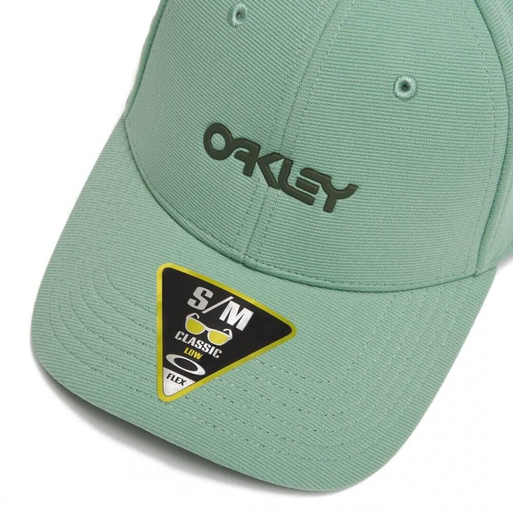 Oakley 6 Panel Stretch Metallic Hat New Jade 3/3