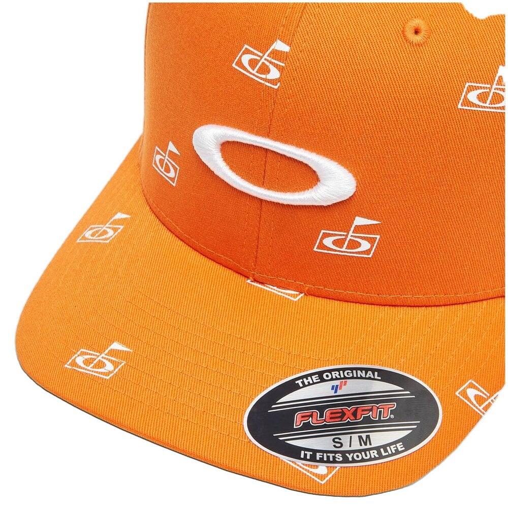 Oakley Flag Print Hat Soft Orange 3/3