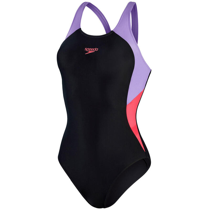 Speedo Colourblock Splice Muscleback Badeanzug