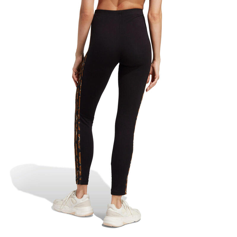 adidas Essentials 3-Stripes Animal Print Damen Legging