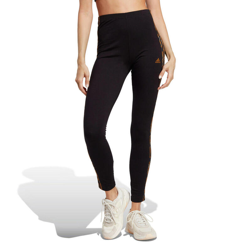 adidas Essentials 3-Stripes Animal Print Damen Legging