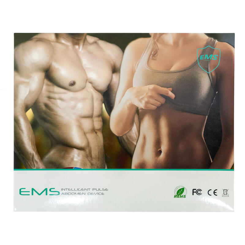 Set Electroestimulación Abdominal Estimulador Muscular Abdom