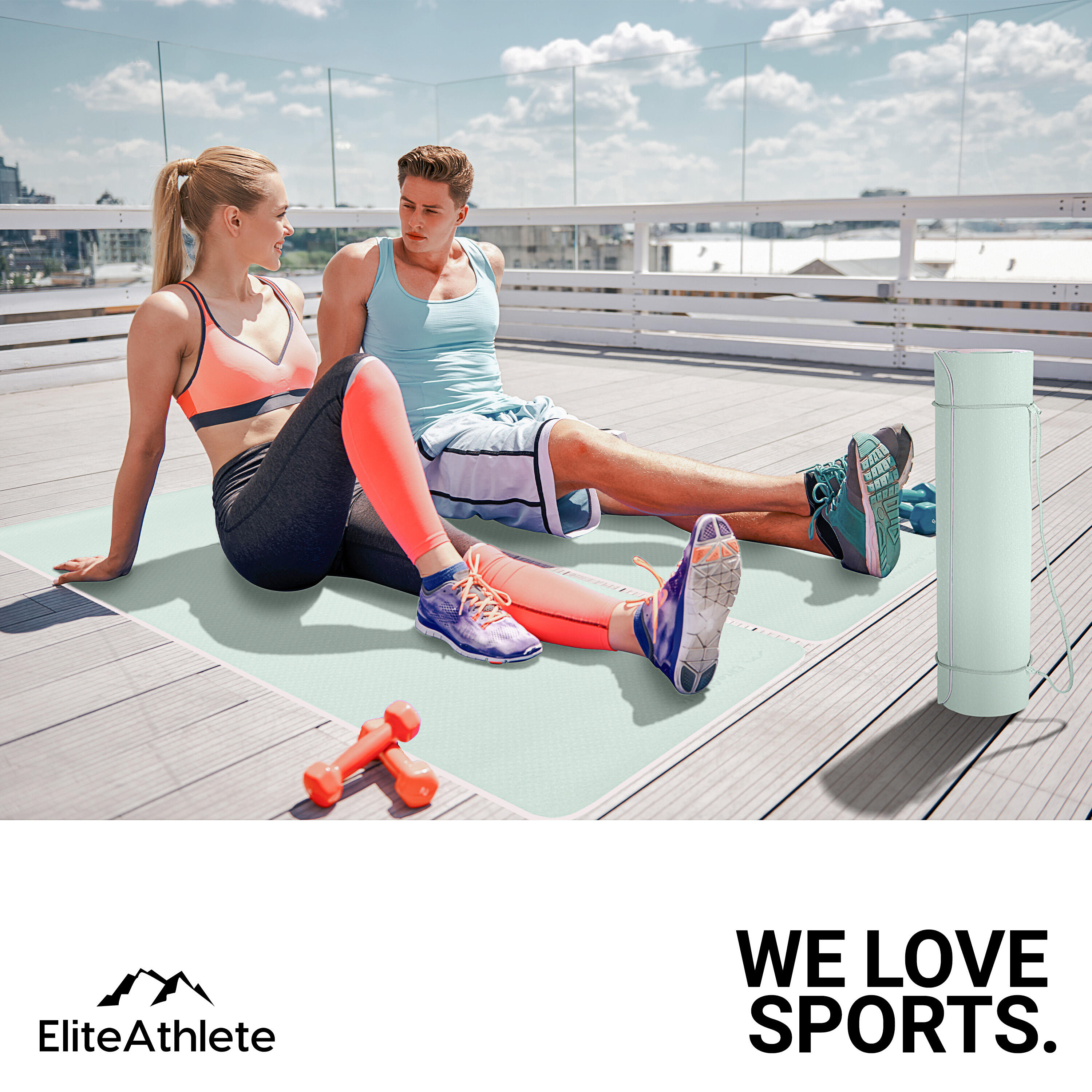 EliteAthlete® Tapis yoga - Tapis de sport - Tapis fitness 2/7