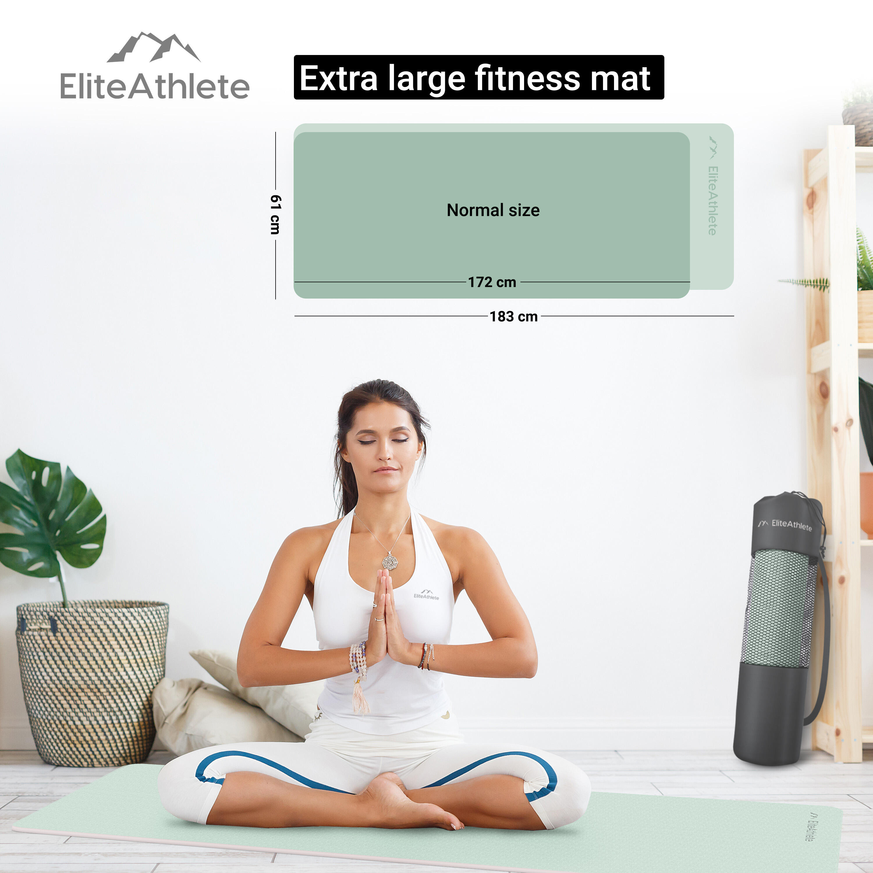 EliteAthlete® Tapis yoga - Tapis de sport - Tapis fitness 3/7