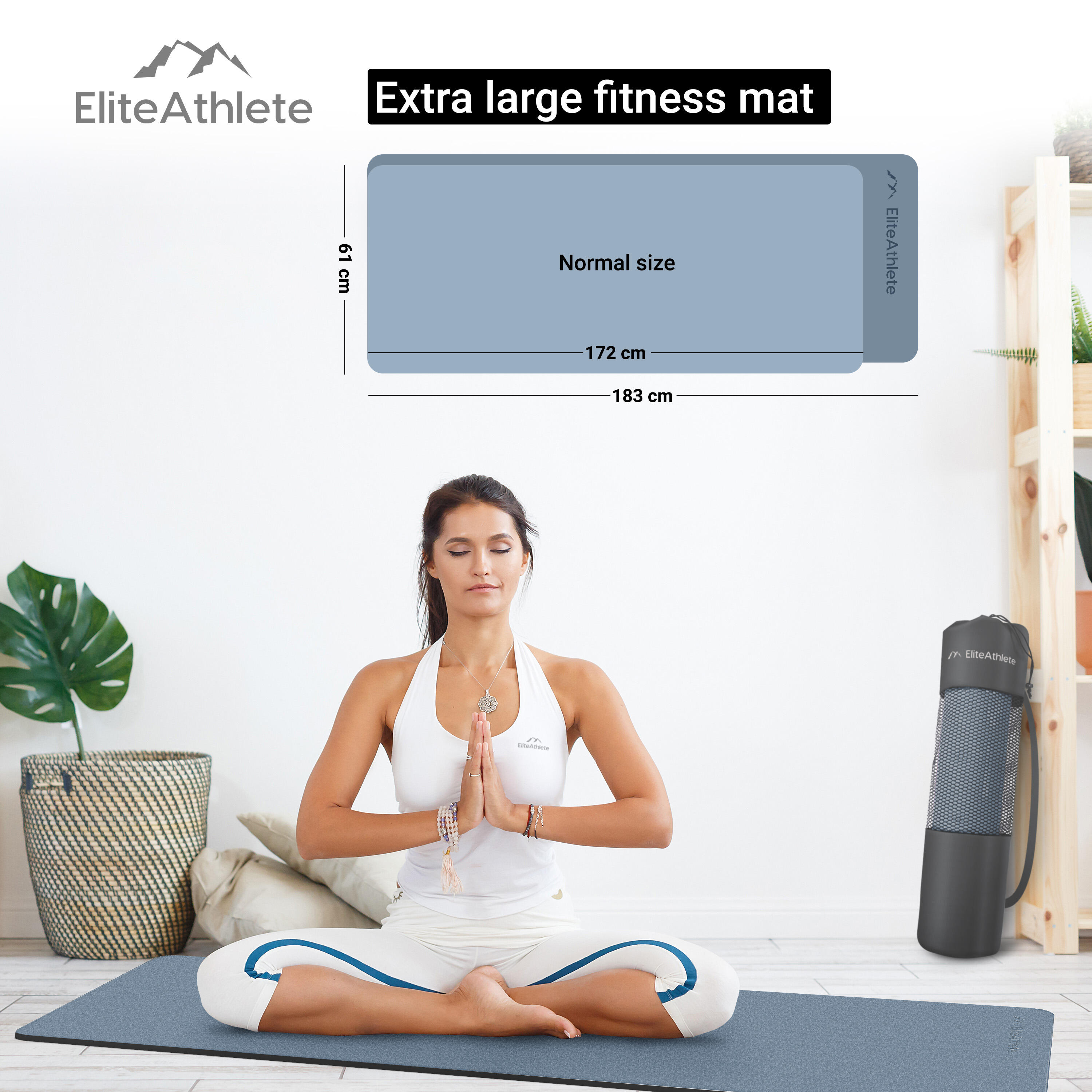 EliteAthlete® Tapis yoga - Tapis de sport - Tapis fitness 3/7