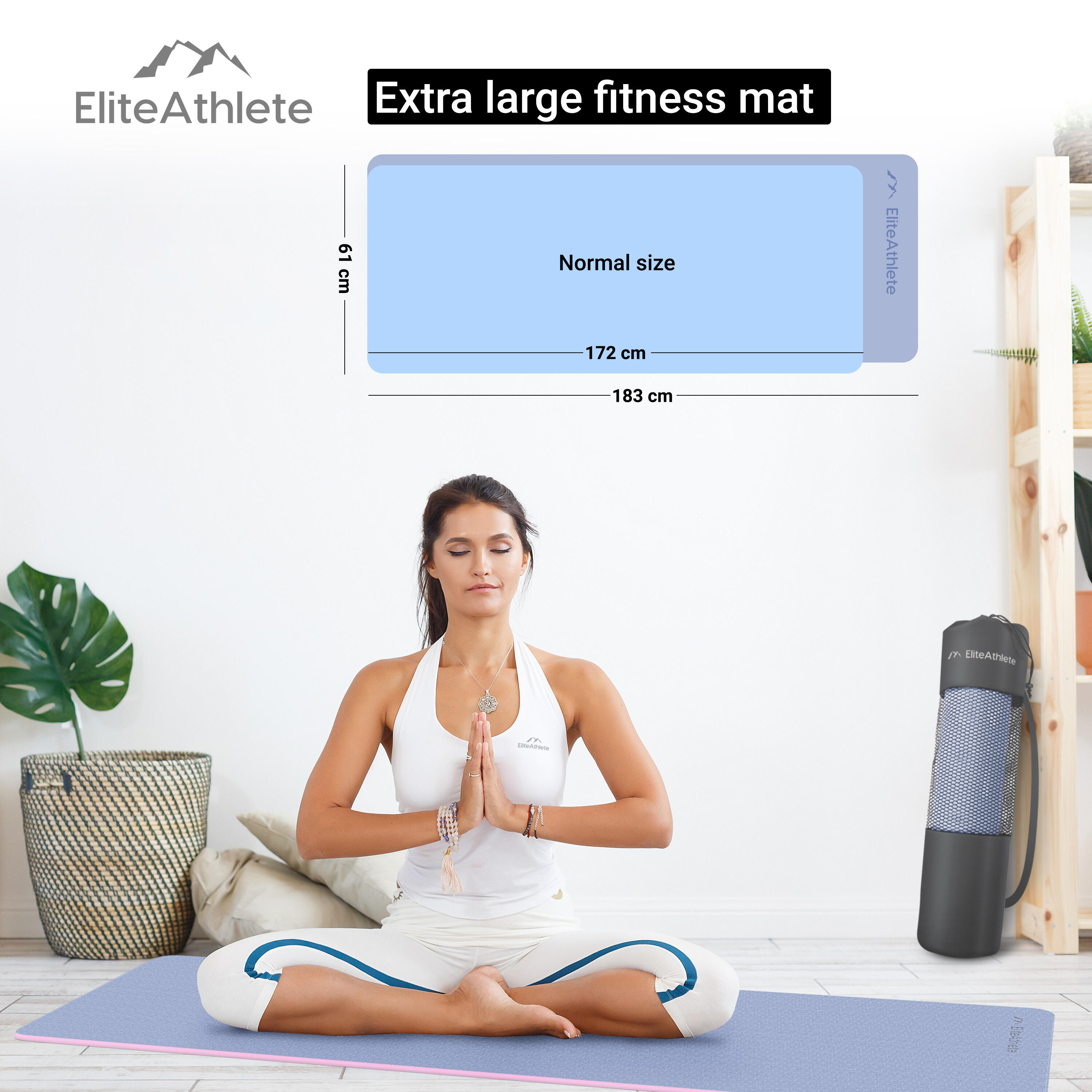 EliteAthlete® Tapis yoga - Tapis de sport - Tapis fitness 3/7