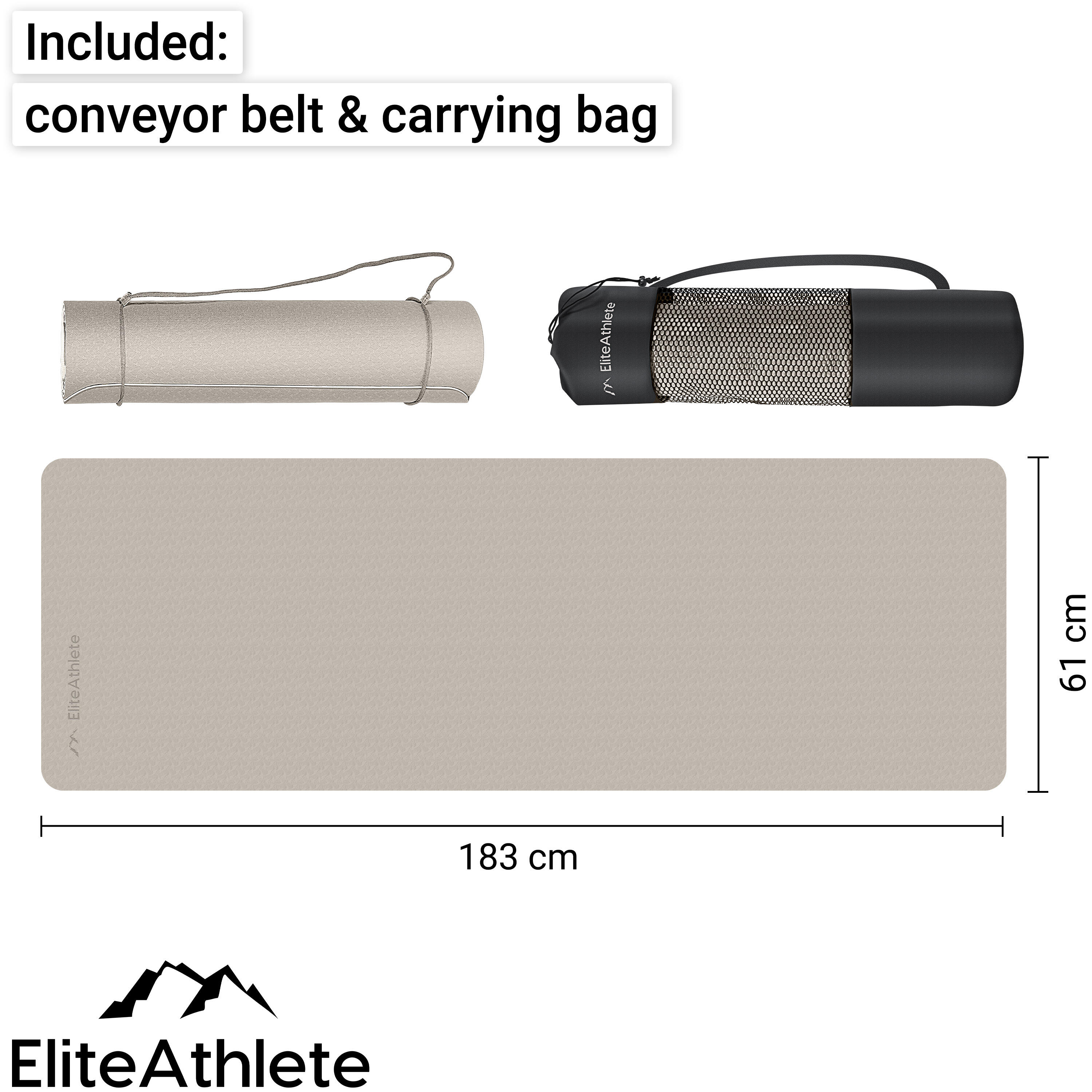EliteAthlete® Yogamat - Fitness Mat - Sport Mat 4/7