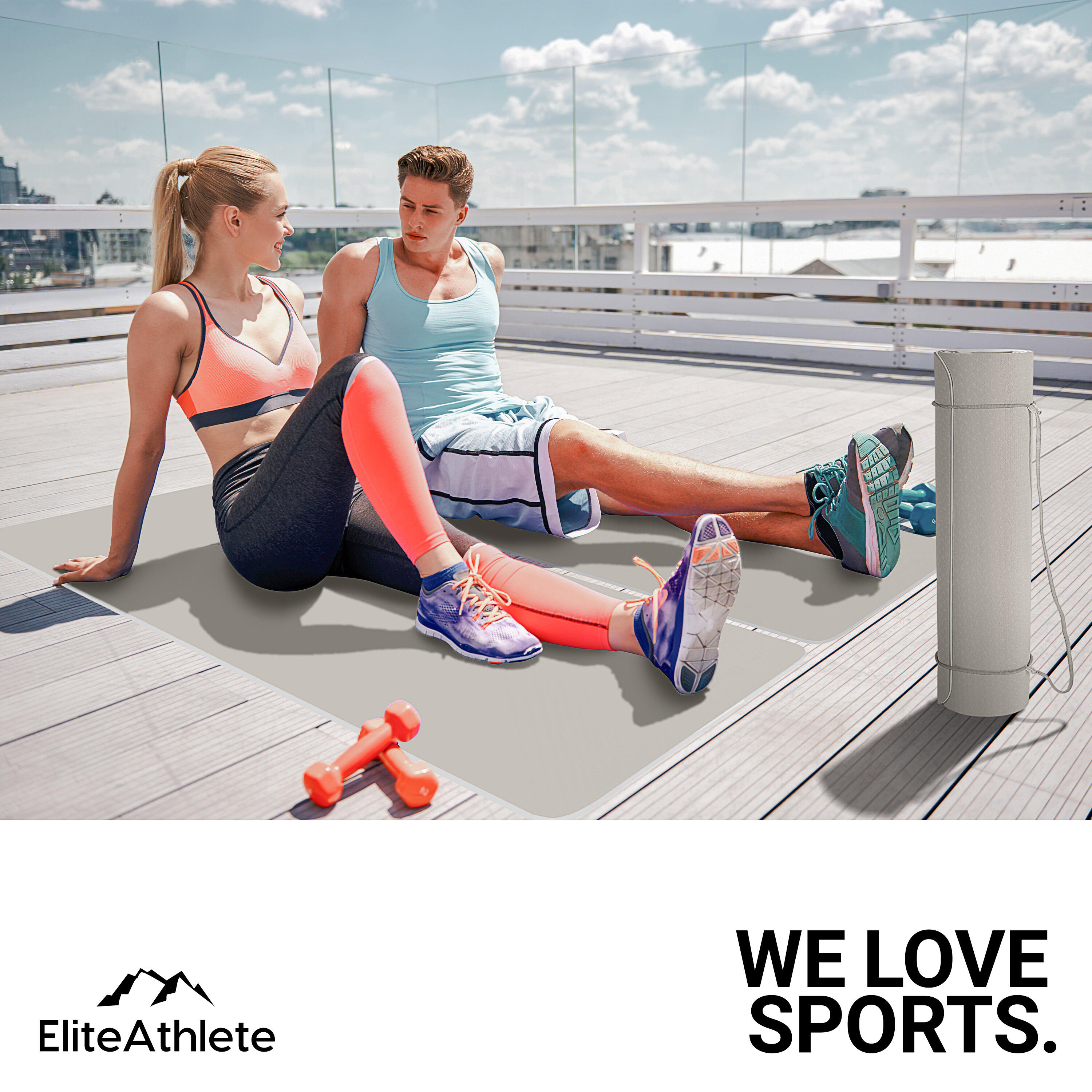 EliteAthlete® Yogamat - Fitness Mat - Sport Mat 6/7