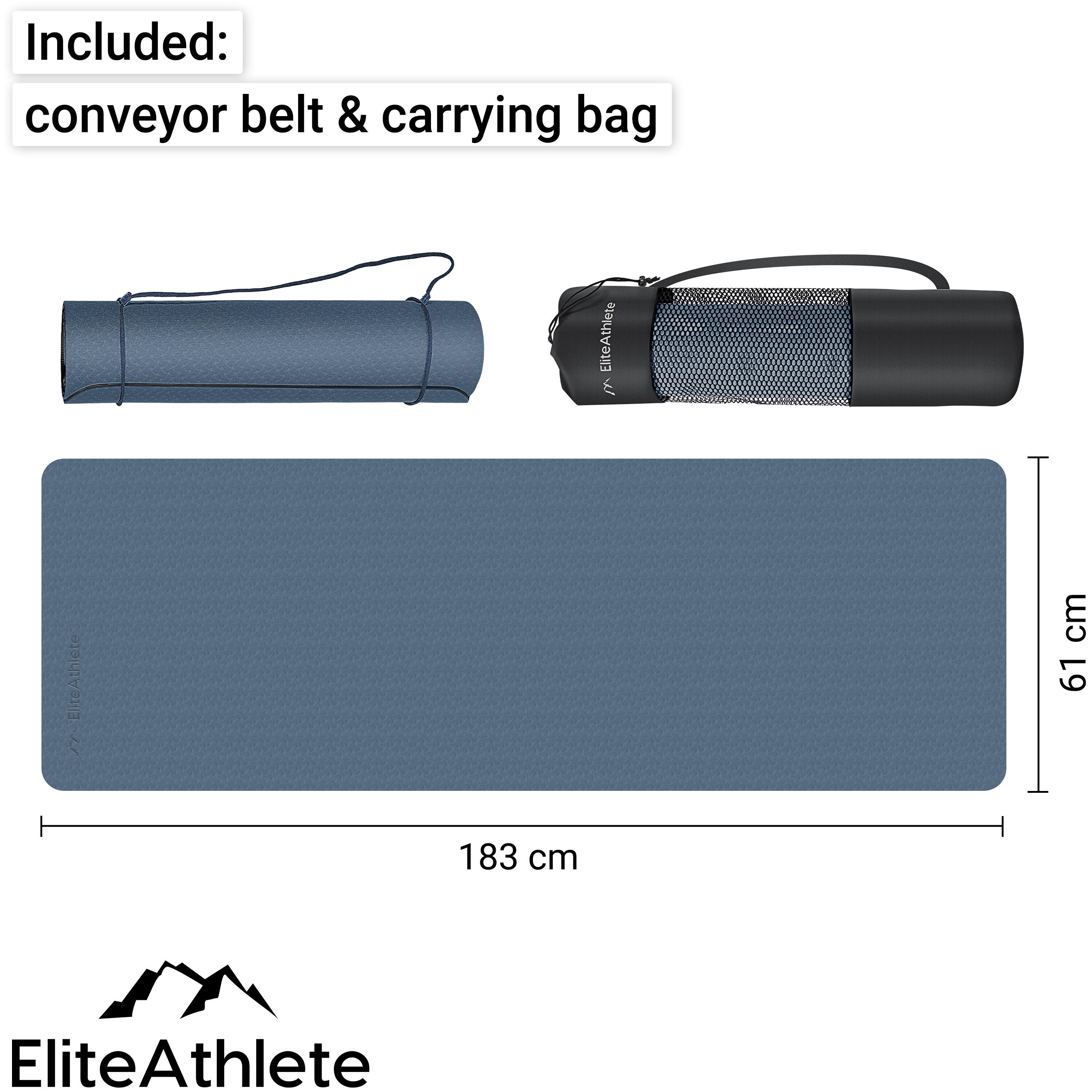 EliteAthlete® Tapis yoga - Tapis de sport - Tapis fitness 4/7