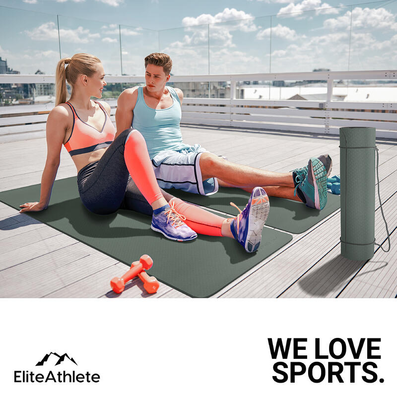 EliteAthlete® Tapis yoga - Tapis de sport - Tapis fitness