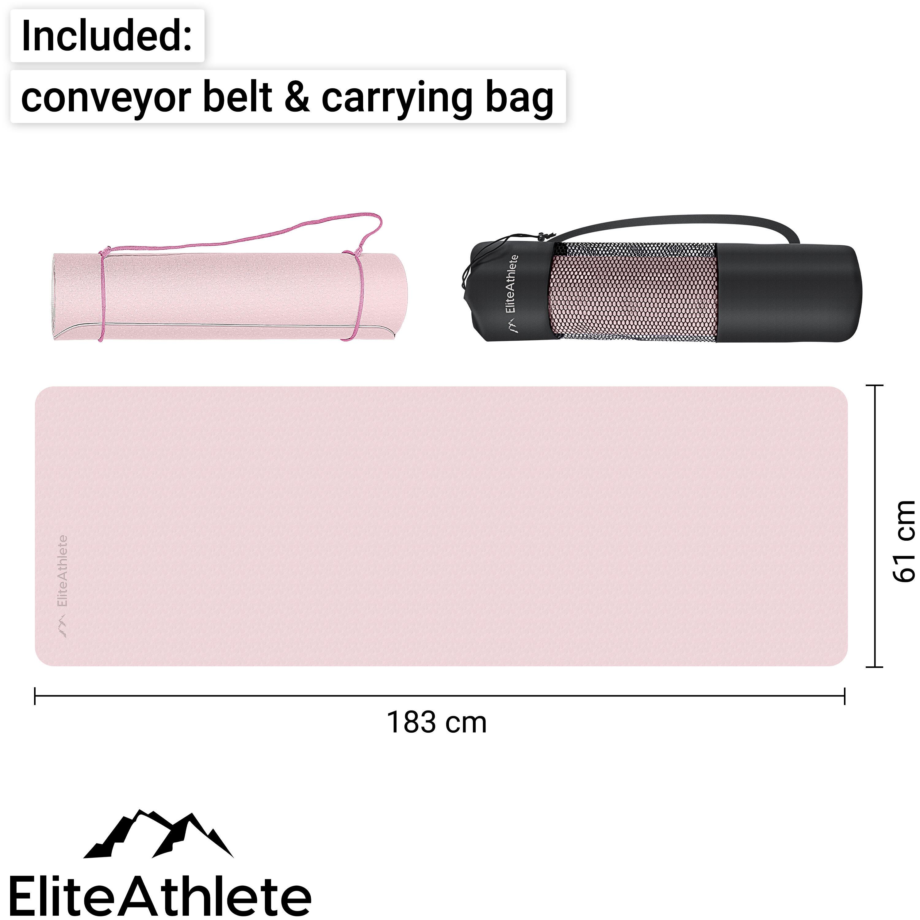 EliteAthlete® Tapis yoga - Tapis de sport - Tapis fitness 4/7
