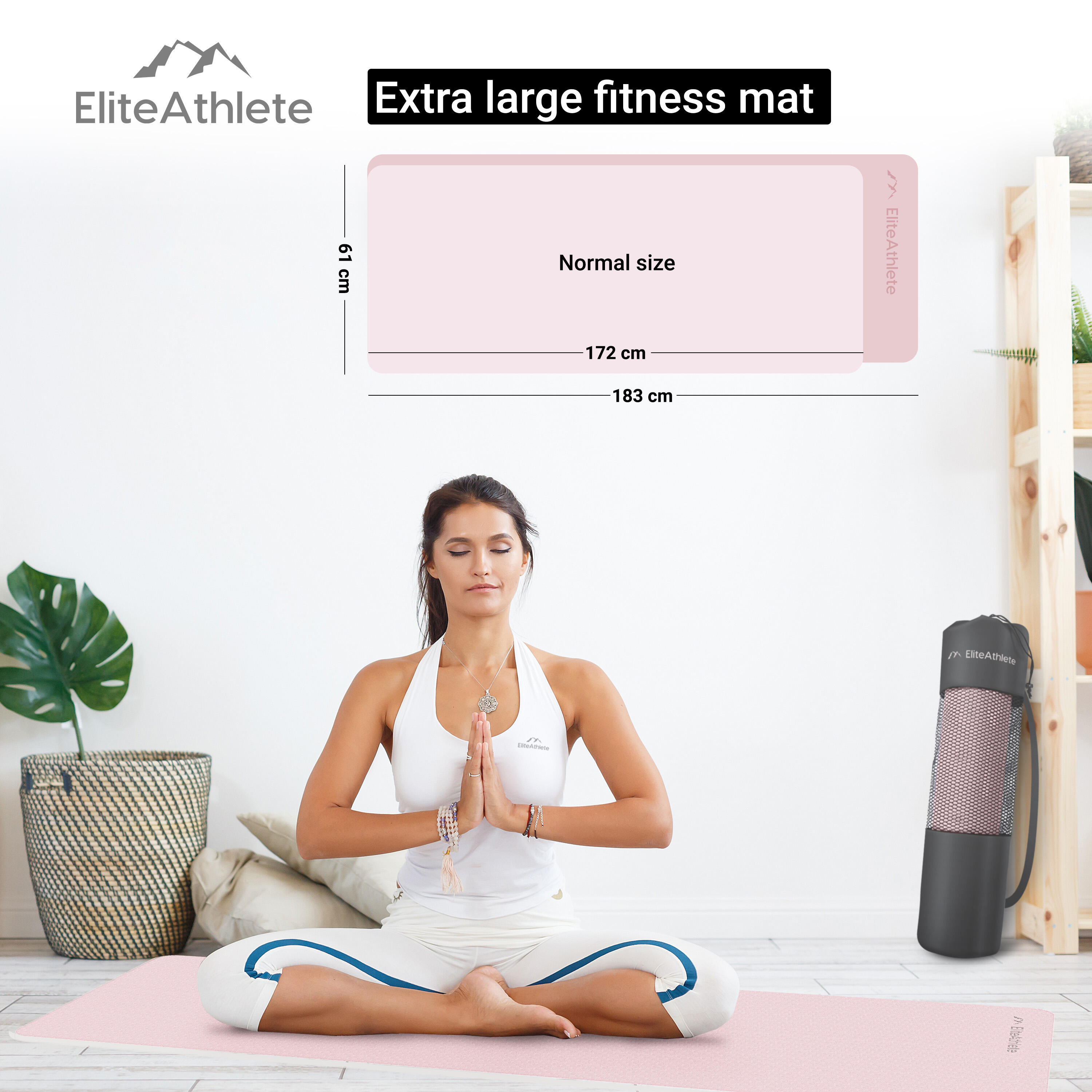 EliteAthlete® Tapis yoga - Tapis de sport - Tapis fitness 3/7