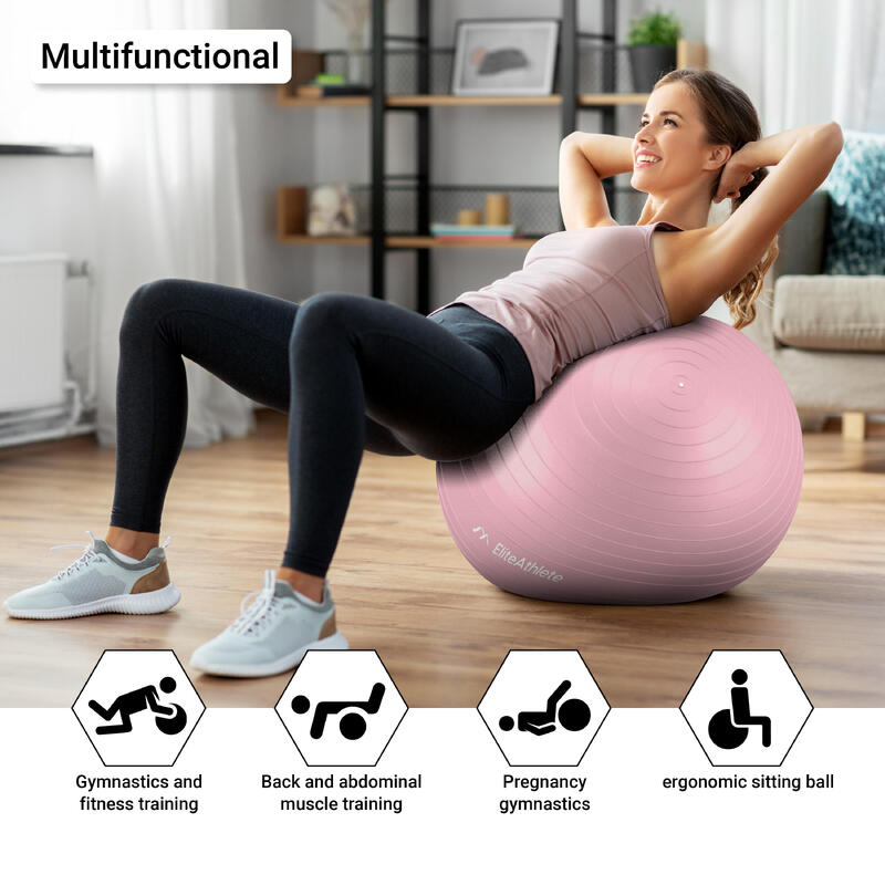 EliteAthlete® Ballon Gym - Fitness Pilates Yoga - Ballon Grossesse