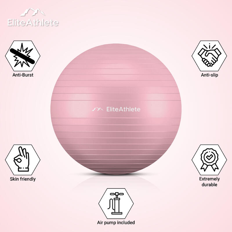 EliteAthlete® Ballon Gym - Fitness Pilates Yoga - Ballon Grossesse