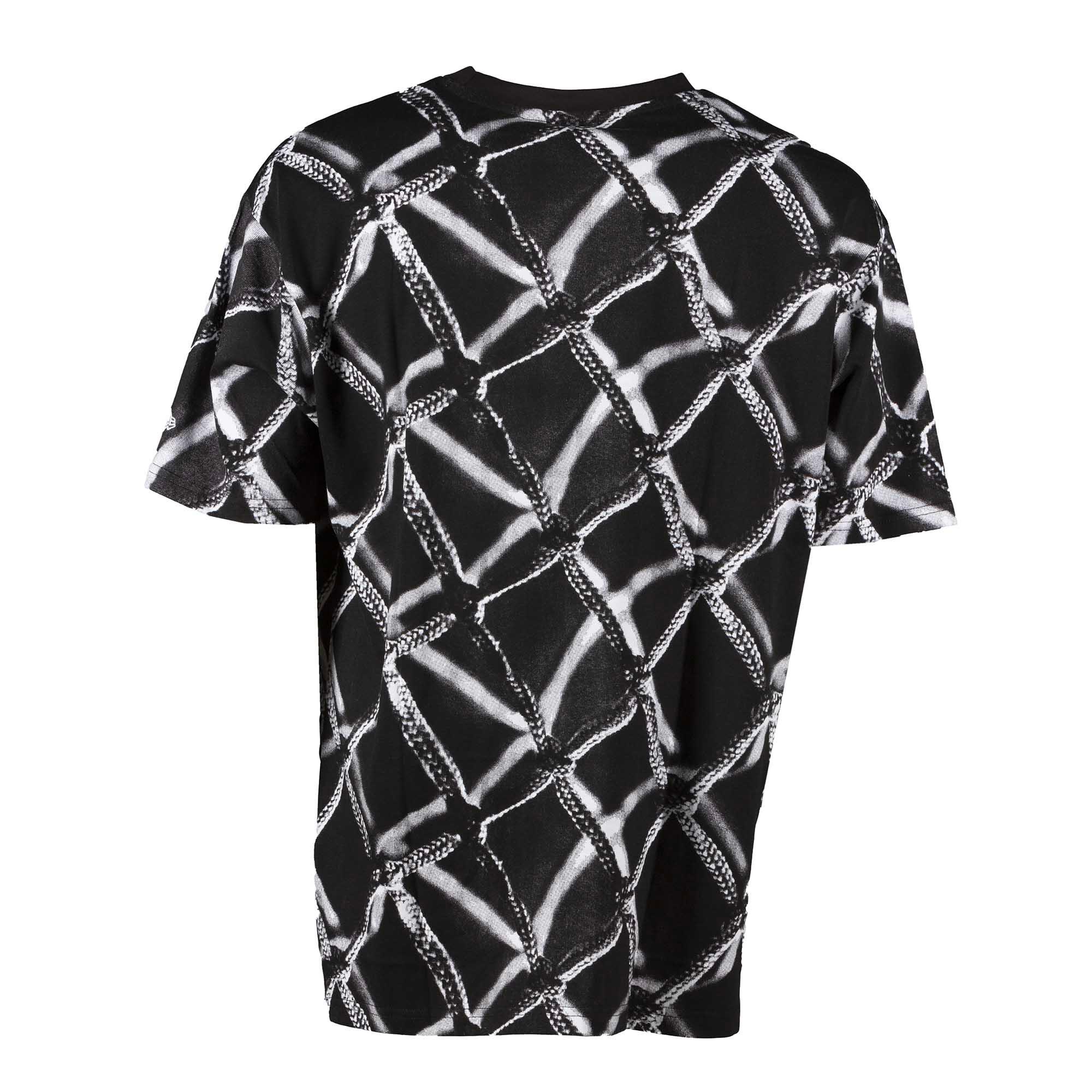Maglietta Uomo New Era NBA Chicago Bulls Logo AOP Distressed | T-Shirt Ufficiale In Cotone