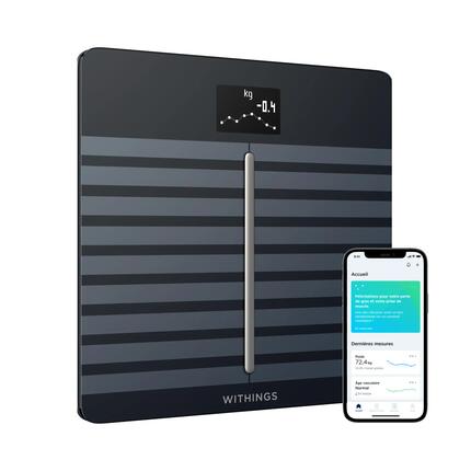 WITHINGS Body Cardio - Balance connectée WIFI pèse-personne impédancemètre Noir