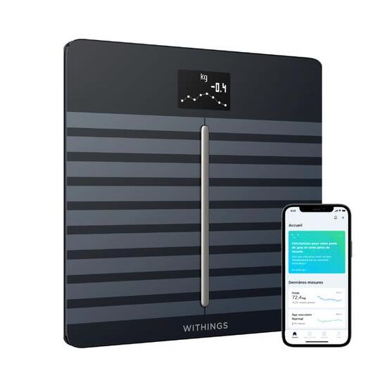 WITHINGS Body Cardio - Balance connectée WIFI pèse-personne impédancemètre Noir