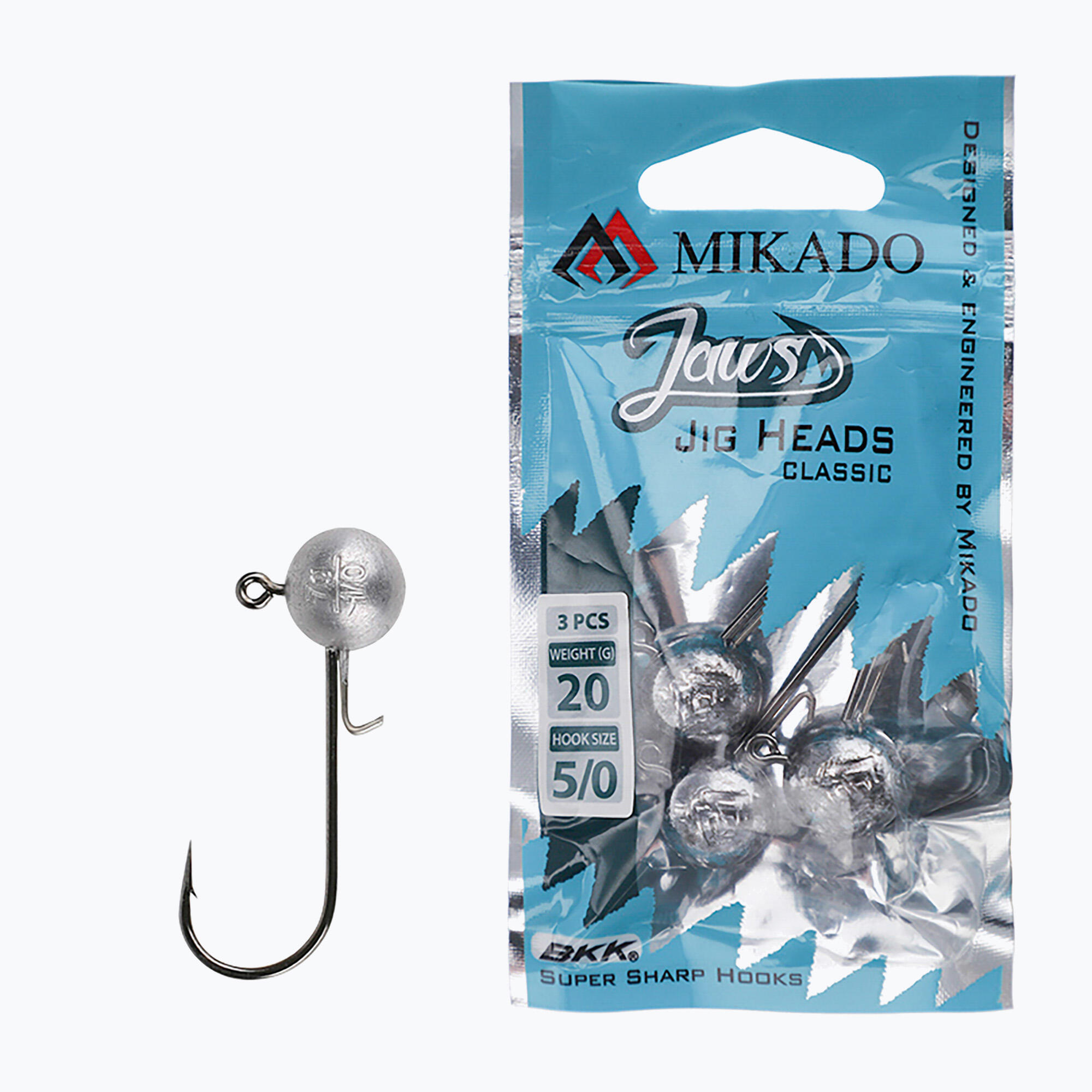 Mikado Jaws Classic 20g jig head 3 pcs. 2/4