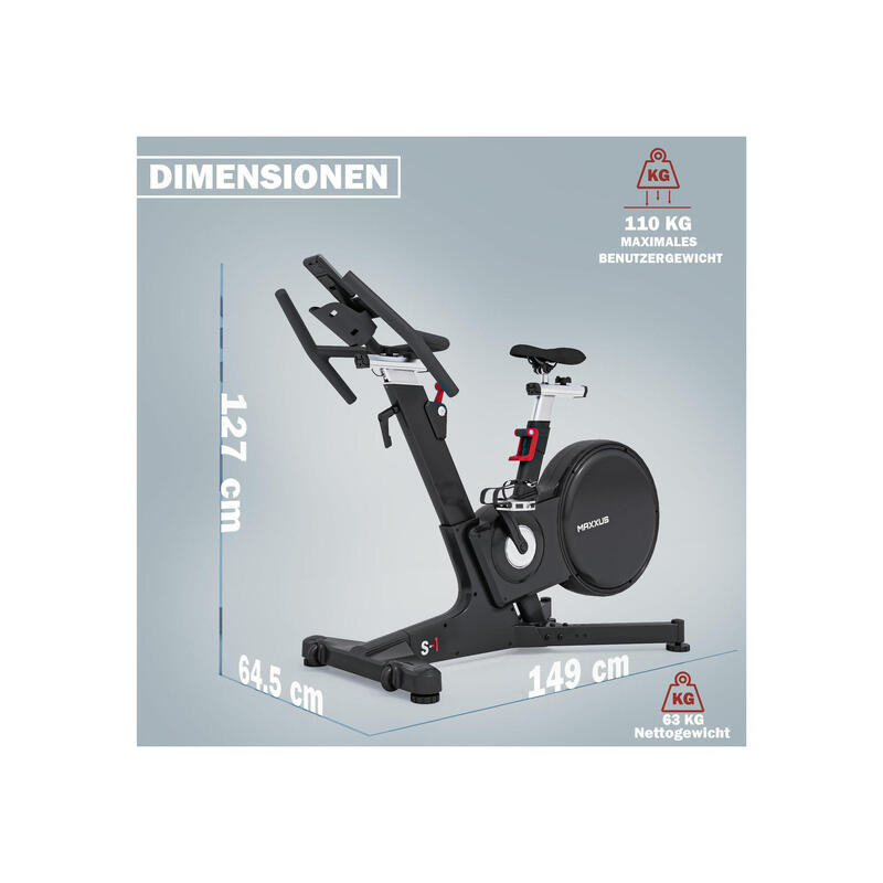 MAXXUS VÉLO D'APPARTEMENT SPEEDBIKE S1 | | FITNESS ET CARDIO