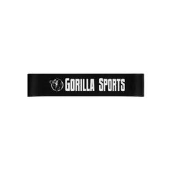 Banda Resistencia Fitness Gorilla Sports Negro 1,2 mm