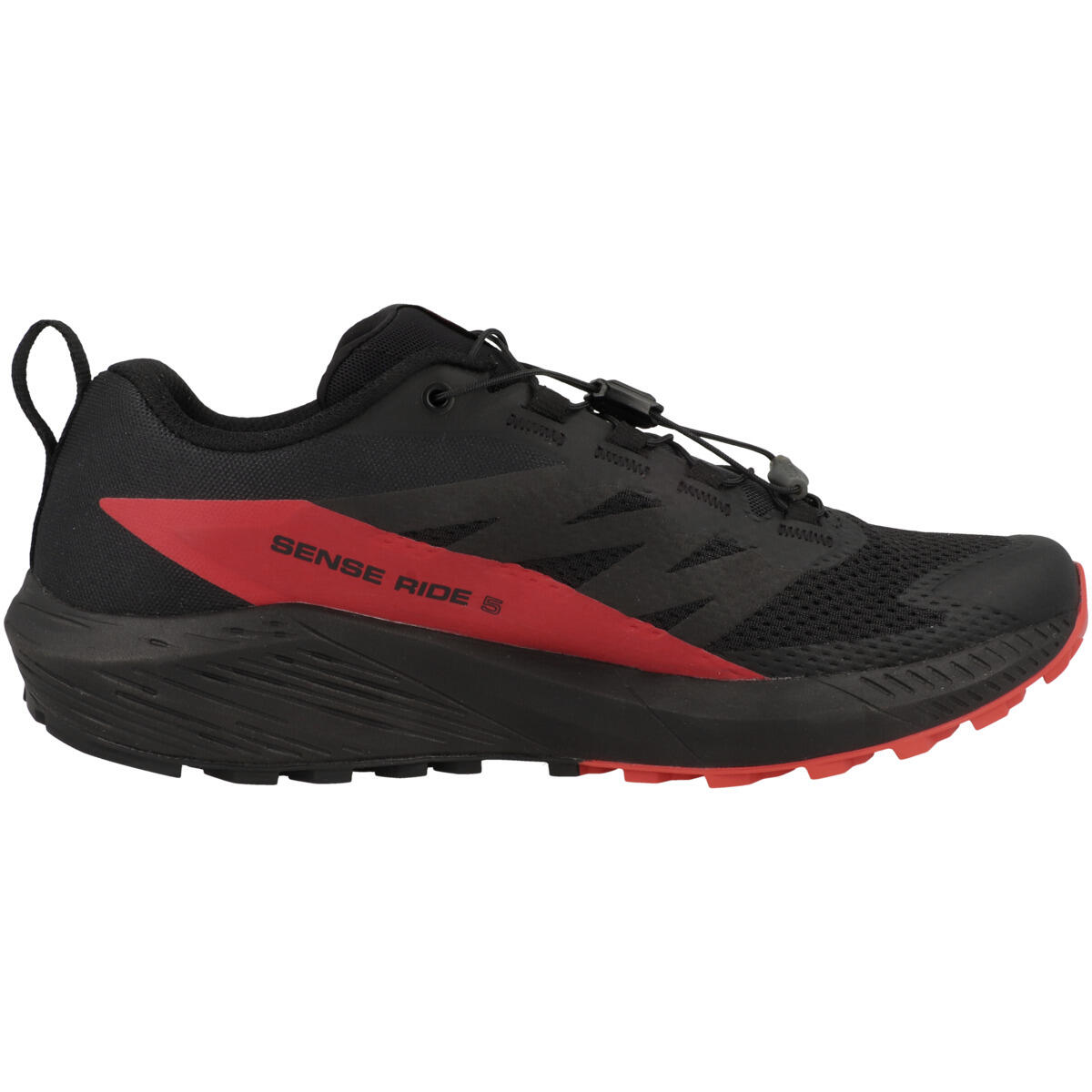 Chaussures de Sport pour Homme Montagne Salomon Sense Ride 5 Rouge 3/5