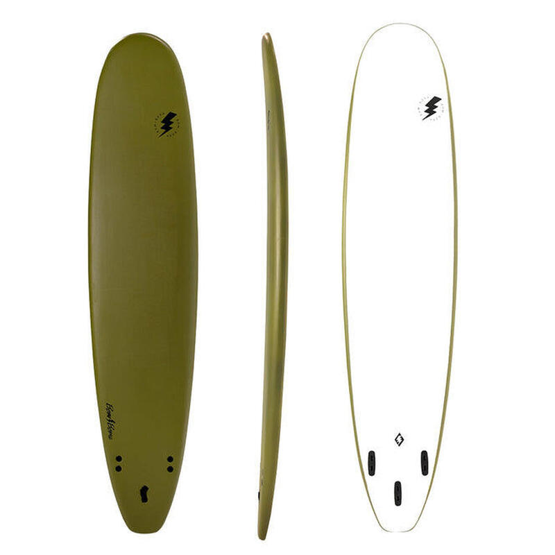 Tabla Surf Corchopan Bom Bora Softboard 9´0 Olive Decathlon