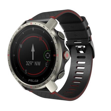 Grit X Pro 鈦合金版中性戶外運動手錶 - 黑色/銀色