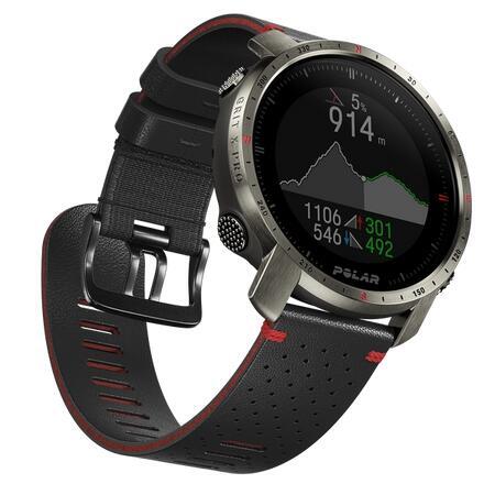 Grit X Pro TITAN Unisex Outdoor Sports Watch - Black/Silver