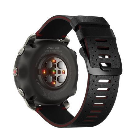 Grit X Pro 鈦合金版中性戶外運動手錶 - 黑色/銀色