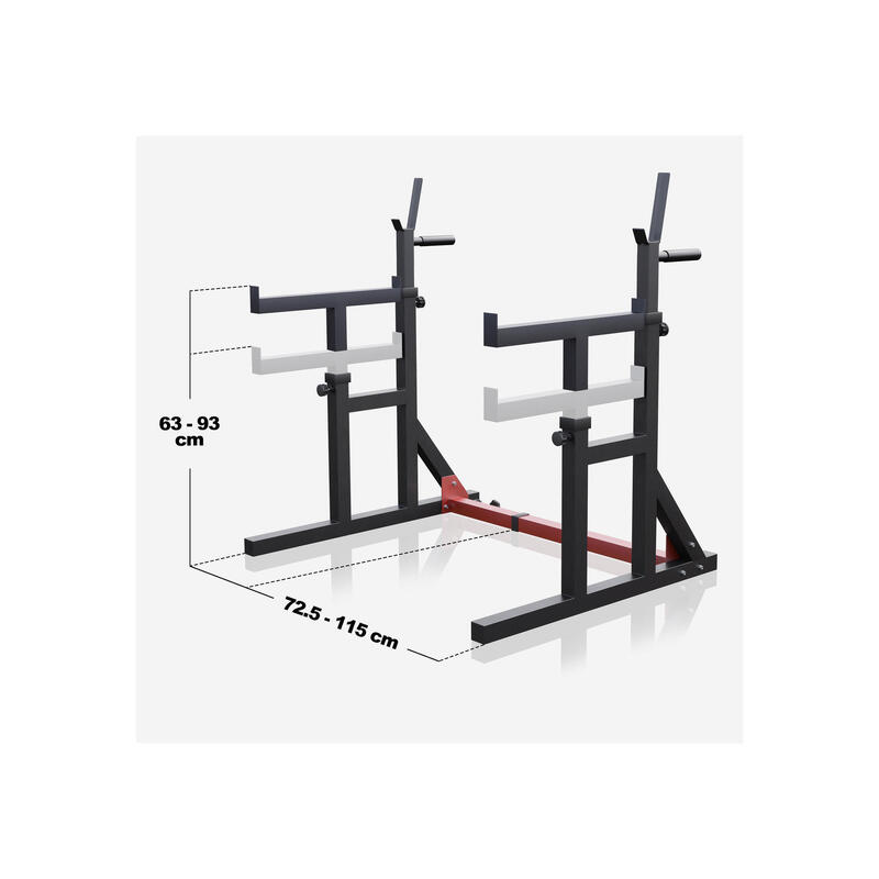 Multi Squat rack - Squatrek & Haltersteunen