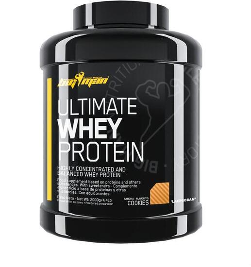 BigMan - Ultimate Whey Protein 2 kg - Proteina de suero de leche - Sabor: Cooki