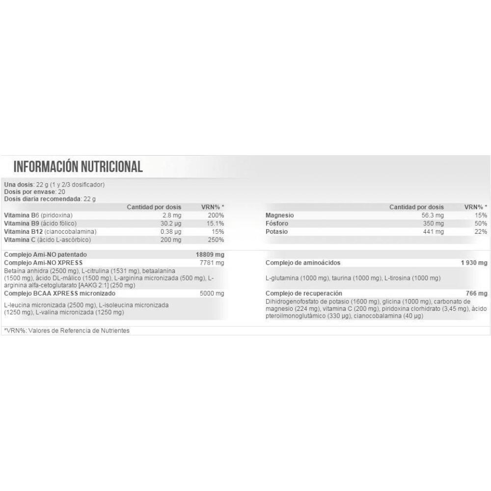 Aminoácidos Ami-NO Xpress 440g Laranja - Scitec Nutrition 2/2