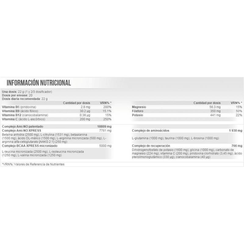 Aminoacidos Ami-NO Xpress 440 Gr Naranja - Scitec Nutrition