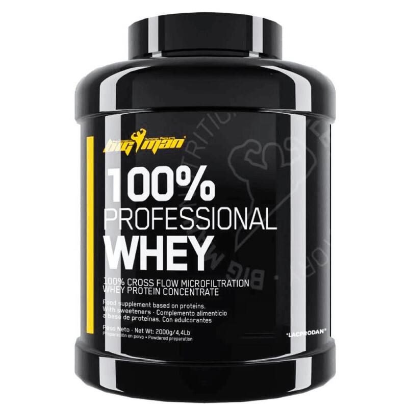 Proteina 100% Professional Whey 2 Kg Vainilla - Bigman