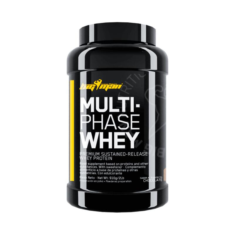 Proteina Multiphase Whey 908 Gr Chocolate - Bigman