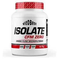 Proteina Isolate CFM Zero 1 Kg Chocolate Blanco - Galleta - Vitobest