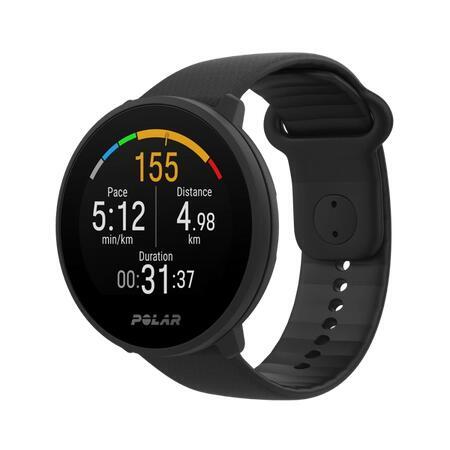 Unite Unisex Fitness Watch - Black