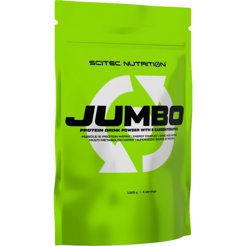 Jumbo - 1320 g Baunilha da Scitec Nutrition Exclusivo Online                      3 cores disponíveis
 30,90€  Preço por quantidade 20,60€kg SCITEC NUTRITION Jumbo - 1320 g Baunilha da Scitec NutritionVendido e expedido por: FitnessZone    