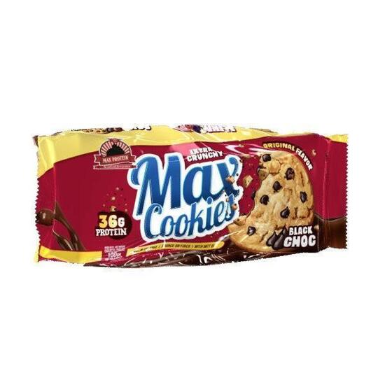 Barrita proteica Max Protein Cookies 4 Ud Chocolate Negro - Max Protein