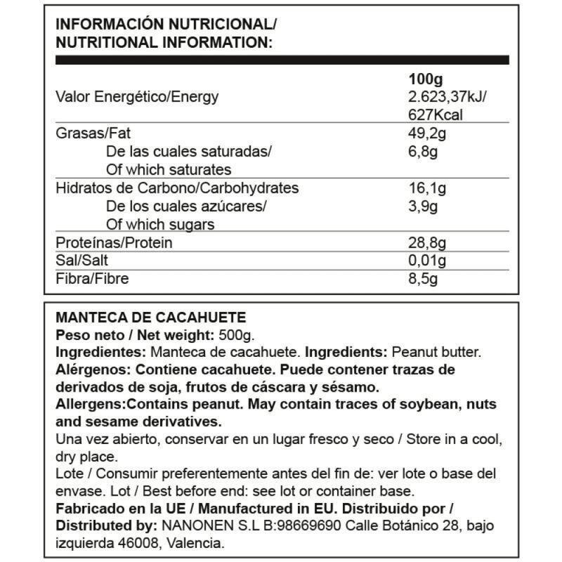 Max Protein - Mc Mani 500 g - Crema de amendoim