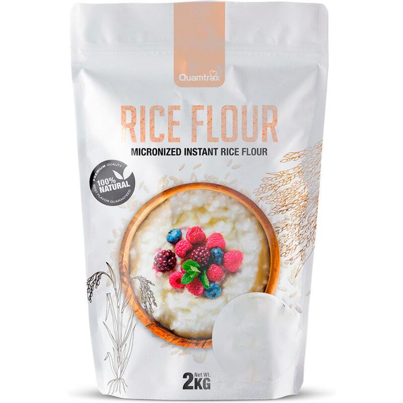 Harina Instant Rice Flour 2 Kg Vainilla - Quamtrax