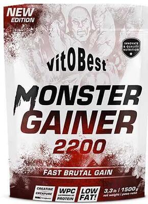 Monster gainer 2200 - 1,5 kg chocolade vitobest