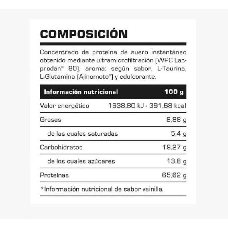 VitoBest Whey Amino Complex x 500 g - Con L-Glutamina y L-Taurina - Sin azúcares