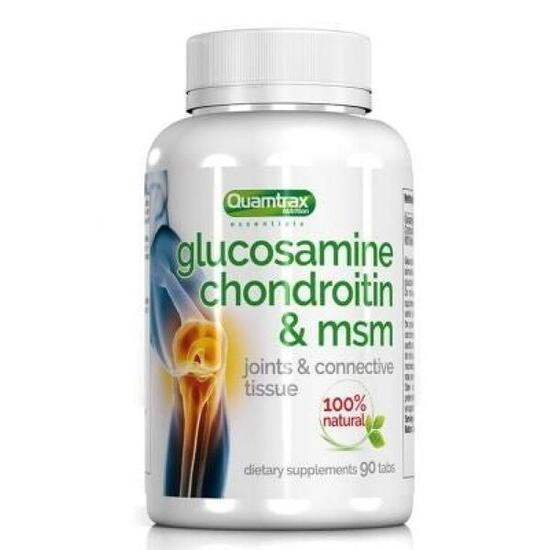 Glucosamin, Chondroitin und MSM – 90 Quamtrax-Tabletten