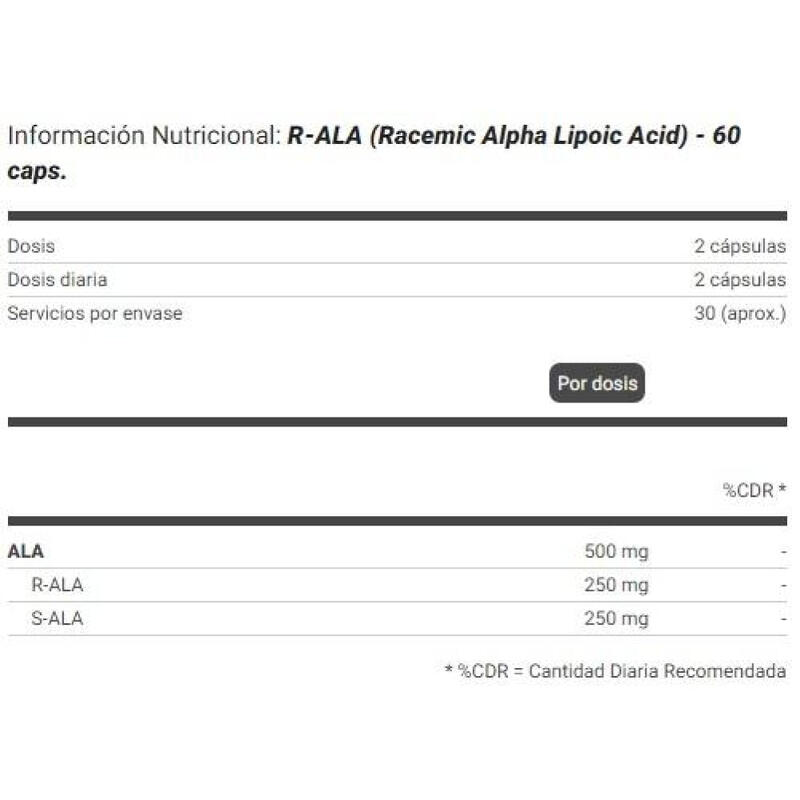 Antioxidante R-Ala Big 60 Caps  - BIG