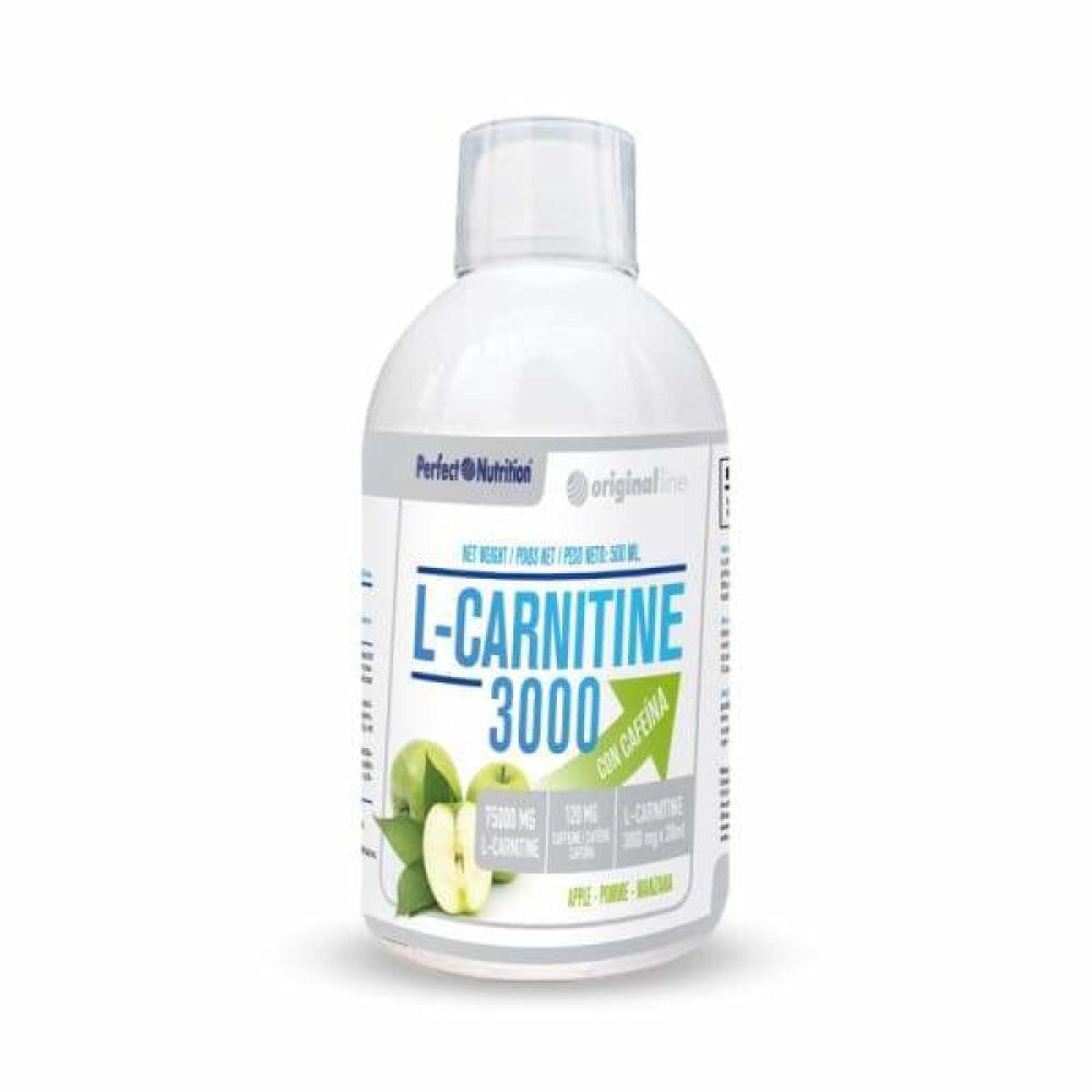 PERFECT NUTRITION L-Carnitina L-Carnitine 3000 500 Gr Con cafeína Manzana - Perfect Nutrition