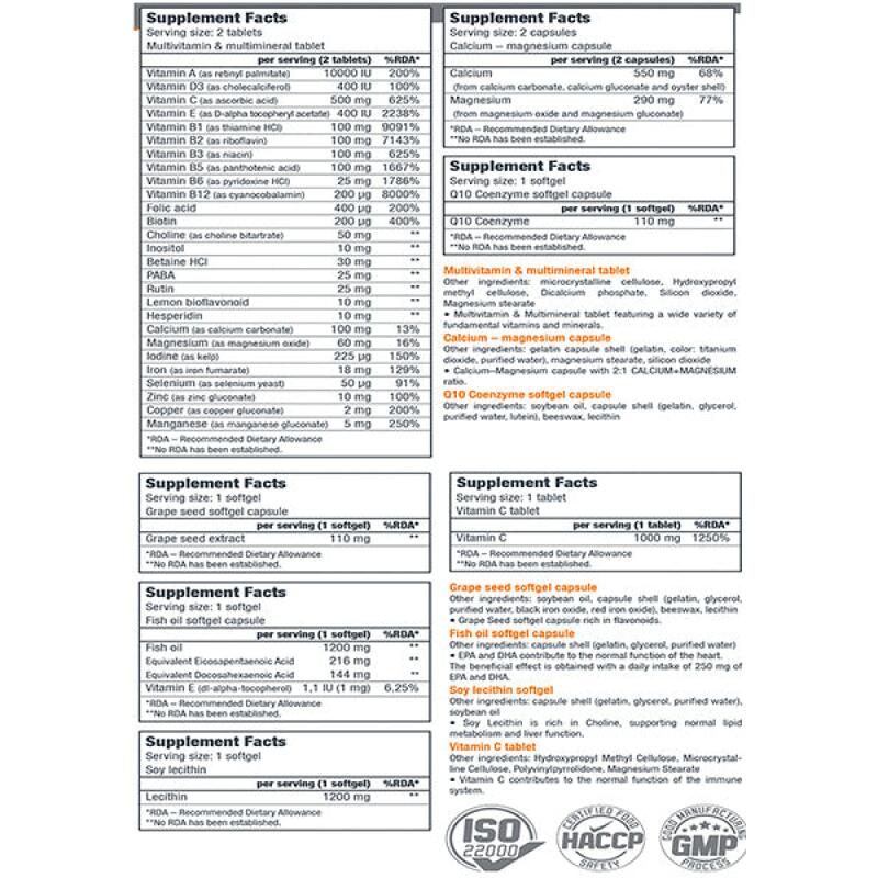 Vitaminas Daily Pack 30 Packs  - Biotech USA