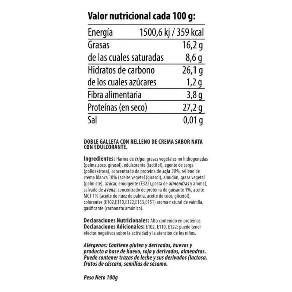 Fit Food Galletas Black Max 100 Gr Chocolate Negro - Max Protein 2/2