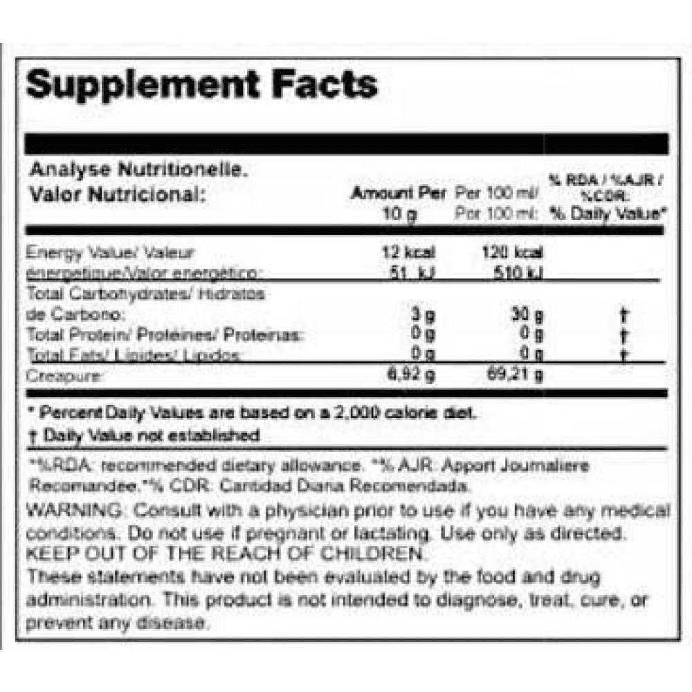 Creatina Recharge Creapure 650 Gr Naranja - Perfect Nutrition 2/2